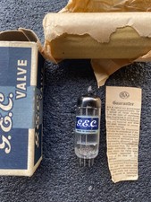 1960/s extra rare U709 gec ez81 nos nib new perfect and strong tube top !!!!