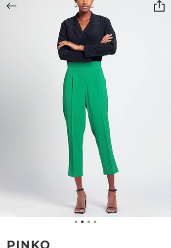 Pantalone pinko verde taglia - pantalone,