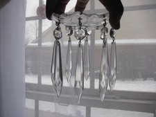 Lampadario vintage in vetro