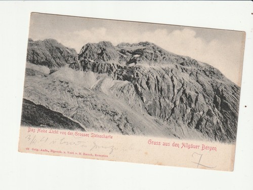 Cartolina alpi dell algovia - cartolina, dell'algovia