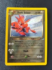 Lotto Carte Pokemon Dark Scizor 9/105 Set Neo Destiny Holo Eng