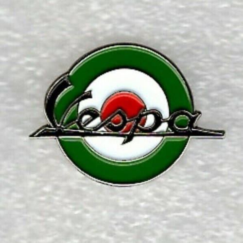 Vespa roundel pin badge - vespa,