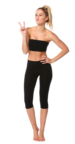 Leggings donna cotone - leggings, 3/4
