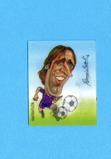 (N10) YOGA CARICATURE CALCIATORI 1998-99 - Card - BATISTUTA - FIORENTINA -Rec