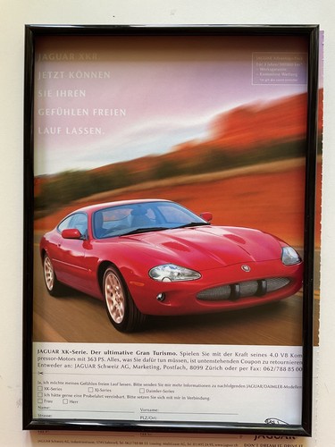 Pubblicità vintage jaguar xk - vintage,,