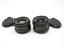 2 obiettivi Canon Lens FD 2.8/28mm 1.8/50mm