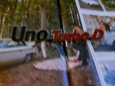 Scritta Targhetta Fiat Uno