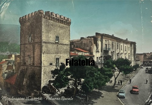 Cartolina mondragone palazzo - cartolina,