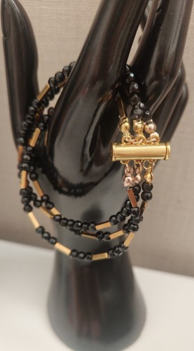 Bracciale tre fili cristalli