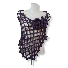 Poncho asimmetrico fatto a