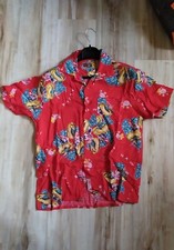Camicia Hawaiana  taglia  L ROSSA autentic hawaiian