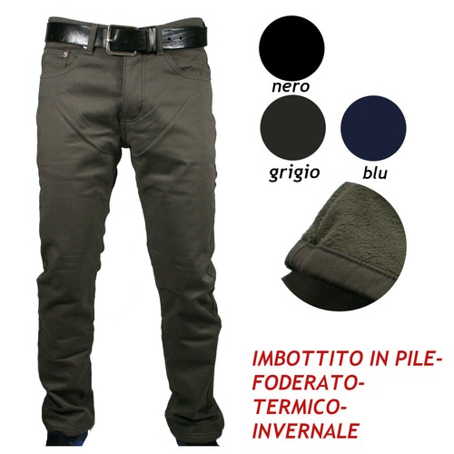 Pantalone uomo felpato - pantalone,