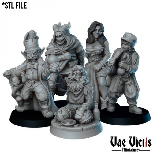 Set npc sotterranei - npc, pezzi