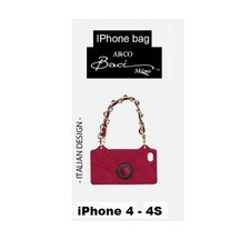 BACI MILANO COVER BORSETTA PORTA IPHONE 4 4S 190518 SIL ROSSO CASAFASHIONITALIA