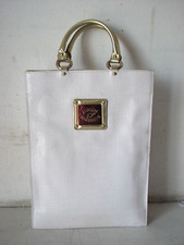 BLUGIRL BLUMARINE BORSA DONNA  VINTAGE IN PELLE VEGANA BIANCA