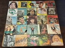 Stock 25 vinili 45 giri cantautori anni 60 70