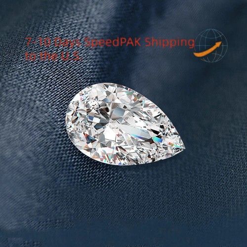 Moissanite sfusa taglio - , pera