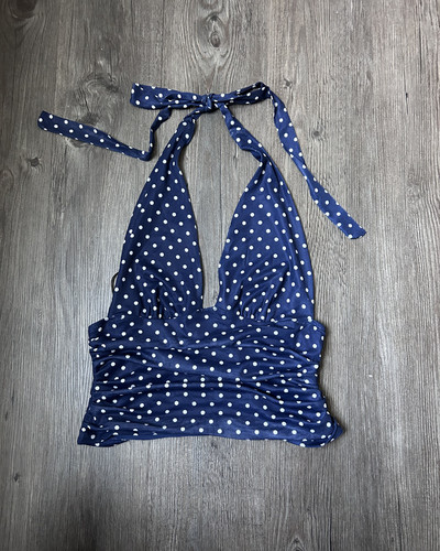 Nuovissimo top donna blu navy