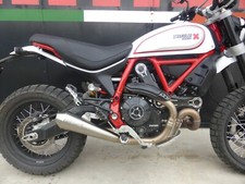 Ducati Scrambler Desert Sled MassMoto Terminale Scarico Tromb Retro Inox