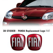 Adesivo Fiat 3D Ricambio Logo