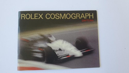 Rare rolex daytona booklet - rolex,