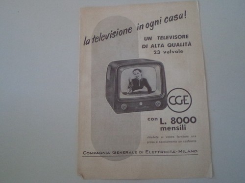 Advertising pubblicità 1955 - advertising,