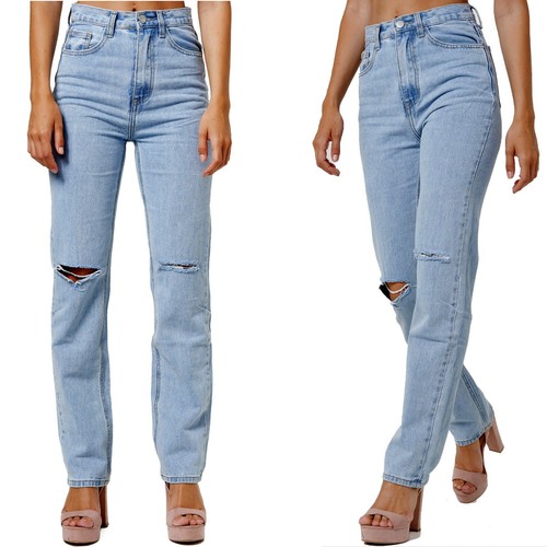 Jeans donna strappati mamma