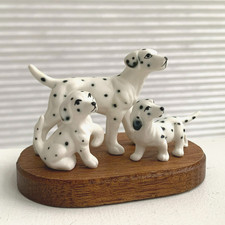 3 Porcelain Dalmatian Dog