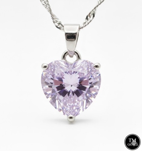 Collana donna cuore - collana, argento