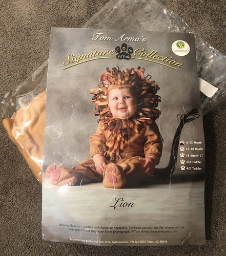 Costume leone bambino 12 - leone, 6-12
