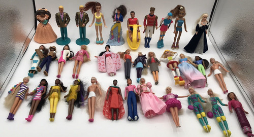 Lotto figurine barbie - lotto, 34