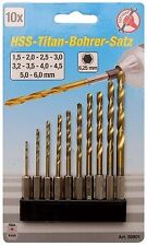 Set 10 Punte Da Trapano HSS