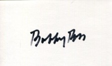 Autografo firmato Bobby Ross