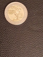 GRECIA RARA MONETA 2 EURO OLIMPIADI ATENE 2004 in buone condizioni 