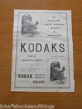 1908 KODAK APPARECCHIO