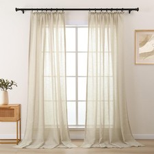 Rideau Voilage Beige Rideaux