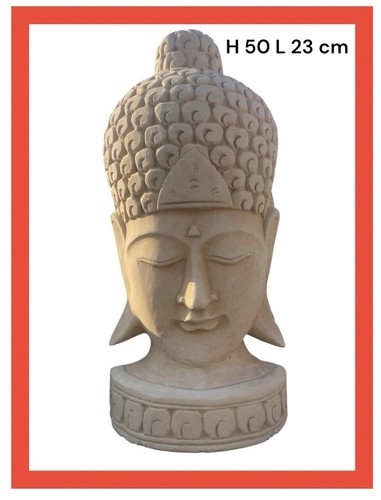 Statua busto buddha cemento - in,