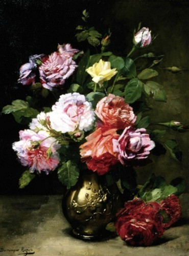 Quadro vaso fiori - fiori, stampa