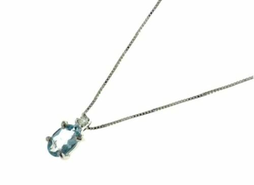 Collana oro bianco 18k - bianco, con
