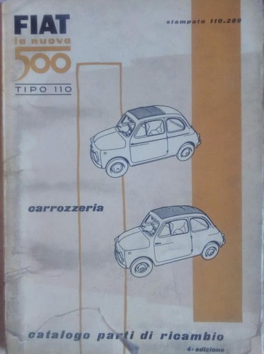 Fiat 500 tipo 110 catalogo
