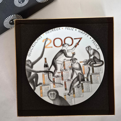 Fornasetti piatto calendario - fornasetti,