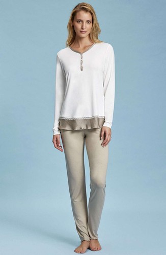 Pigiama donna serafino in - donna,