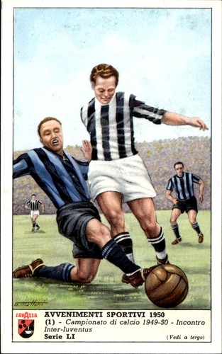 Cartolina sportiva lavazza - sportiva,