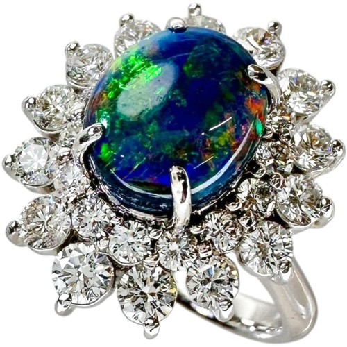 Anello opale nero 2 68 - us, 2,68