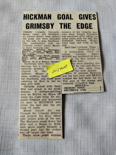 1969 grimsby town 2 - 1969/70,