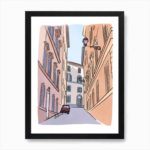 Quadro stampa artistica strade - quadro,