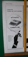 Pubblicità Olivetti Lettera
