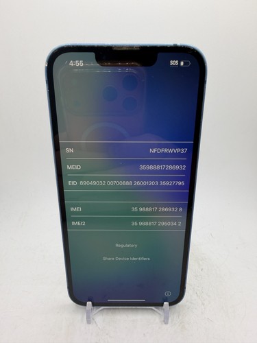 Apple iphone blu 128gb - 13,