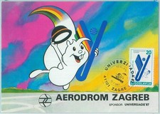 67764 - YUGOSLAVIA - STORIA POSTALE - CARTOLINA SPECIALE 1987 - UNIVERSIADE: Canottaggio