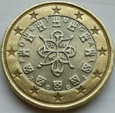 Moneta euro portogallo - 1,